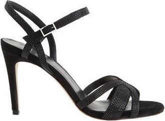 8 by YOOX LEATHER HIGH SANDAL STUDS DETAIL