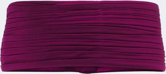 Valentino Garavani Pliss&eacute; satin belt