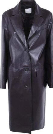 Joseph Vittoria Soft Nappa Coat - Coats - Mujer - Marr&oacute;n - S
