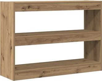 vidaXL Bookcase Artisan oak 100 x 30 x 72 cm Engineered Wood Vidaxl