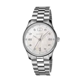 Gucci Ronde armbandhorloge - Dames - Horloges - Grijs - ONE Size - Accessoires