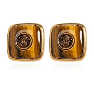 Versace Aura Oorbellen - Dames - Oorbellen - Geel - ONE Size - Accessoires