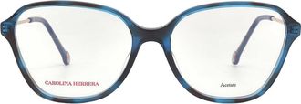 Carolina Herrera Demo Geometric Ladies Eyeglasses HER 0117 0JBW 55
