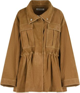 R&oacute;he Brown Suede Jacket