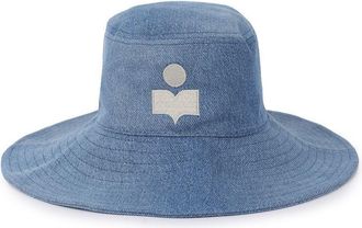 Isabel Marant Embroidered Logo Bucket Hat