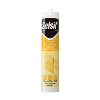 No Brand Silicone Neutro Per Specchi sns Trasparente Ml 310
