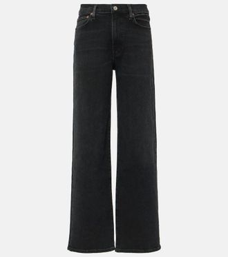A Gold E Harper mid-rise straight jeans