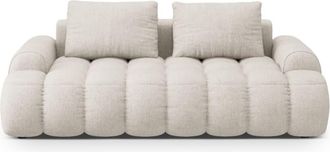 Cosmopolitan Design Sof&aacute; 3 plazas tejido estructural beige