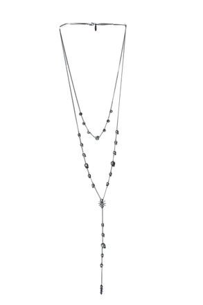 Alexander McQueen Alexander McQueen Pre-owned Mens Skull and spider necklace - Silver Metal - One Size