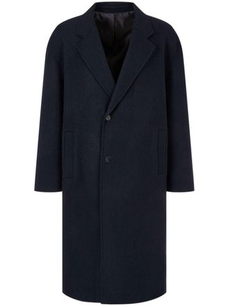 STUDIO TOMBOY single-breasted wool coat - Blue