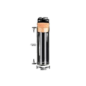 OEM Botellas De Vidrio Con Tap&oacute;n De Corcho, Dise&ntilde;o Ecol&oacute;gico, 18 Ml - 22 X 70 Mm