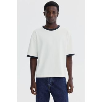 H&M Loose-fit boxy t-shirt in White at Nordstrom, Size X-Small