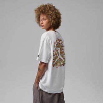 Nike Jordan Womens Jordan Brooklyn Graphic T-Shirt in Black | IR0780-045