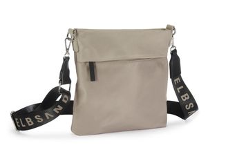 Elbsand Umh&auml;ngetasche ELBSAND Schultertasche, Damen, Gr. B/H/T: 23cm x 25cm x 4cm, beige (sand), Stoff, Textil, clean, unifarben, Taschen Umh&auml;ngetasche, Minib