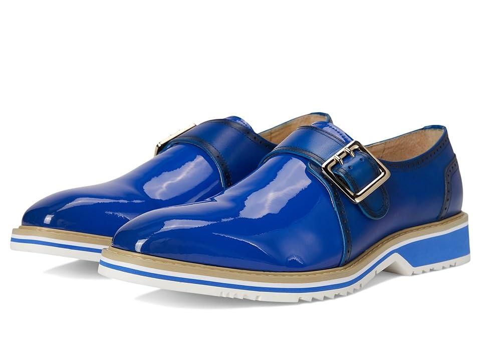 Stacy Adams Delmar Slip-on leather shoes - French Blue New Stacy Adams Delmar Slip-On Sneaker | French Blue Men main image 4