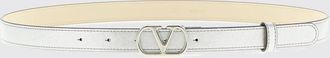 Valentino Garavani Cintura VLogo Signature Valentino Garavani in pelle laminata