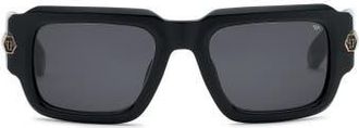 Philipp Plein Sunglasses Plein Empire Men in Black/black at Nordstrom, Size +0.00