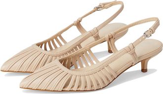 Calvin Klein Movella High Womens Heels Light Natural : 9.5 M, Leather