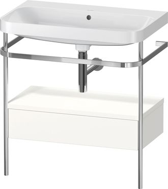 Duravit Set C-bonded Duravit Happy D.2 Plus Con Consola Met&aacute;lica Y Caj&oacute;n