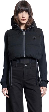 Moncler Alexia Cropped Hooded Down Vest