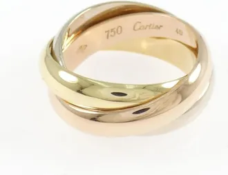 Cartier Yellow Gold (18K) Pink Gold (18K) White Gold (18K) Band Ring (Pre-Owned)