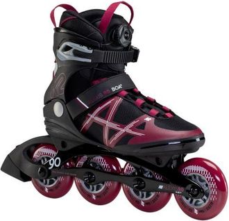 K2 Alexis 90 Boa Womens Inline Skates in Black/burgundy at Nordstrom, Size 10