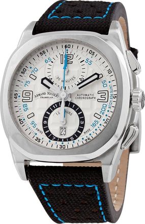 Armand Nicolet JH9 Chronograph Automatic Silver Dial Mens Watch A668HAA-AZ-P0668NZ8