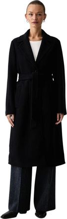 Marc O'Polo Abrigo de Lana con Cintur&oacute;n - Coats - Mujer - Azul - XS