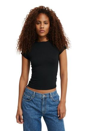 Cotton On Womens All Day Crew Tee in Black at Nordstrom, Size Xx-Large