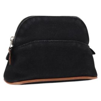 Herm&egrave;s Pre-owned Clutches, female, Black, Size: ONE SIZE Pre-owned Bolide Travel Pouch