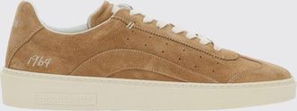Dsquared2 Sneakers basse in pelle di vitello scamosciata con logo applicato
