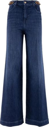 Nenette Flared Jeans - Dames - Loose Fit Jeans - Blauw - W29 - Katoen - Jeans