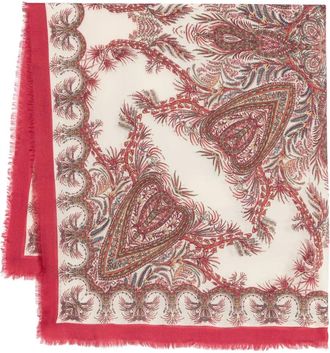 Etro Sciarpa con stampa paisley - Toni neutri