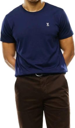 Psycho Bunny Classic Crew Neck Tee In Evening Blue