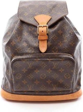 Louis Vuitton Pre-owned Monogram Rugzak M51135 - Dames - Vintage Rugzakken - Bruin - ONE Size - Leer - Vintage