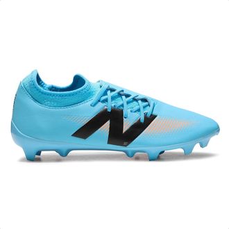 New Balance Unisex-Adult Furon Dispatch Fg V7+ Soccer Shoe, Team Sky Blue/Mango, 11.5 Wide Women/10 Men