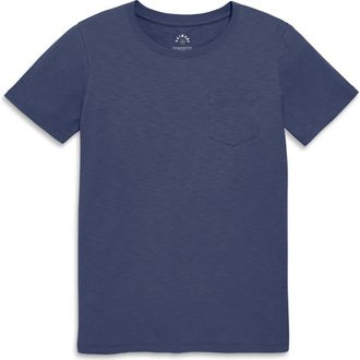 primary Adult Slub Pocket Tee in Sunwashed Navy at Nordstrom, Size X-Large