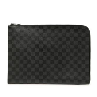 Louis Vuitton Pre-owned Clutches, female, Black, Size: ONE SIZE Pre-owned Pochette Jour GM