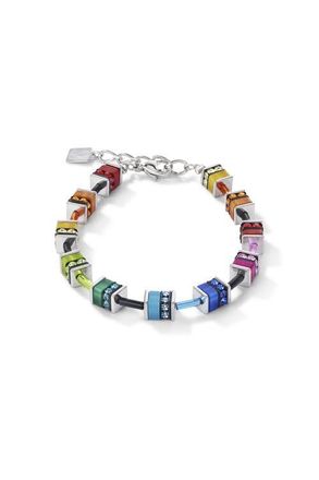 Coeur de Lion Geocube Classic Polaris & Rhinestone Bracelet in Multicolor at Nordstrom, Size 8.25