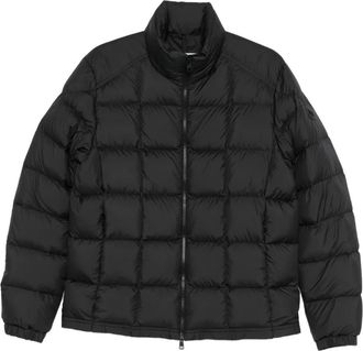 Moncler Eglise square-quilted hooded down jacket - Black