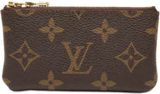 Louis Vuitton Monogram Brown Pvc Leather Coin Purse/Coin Case (Pre-Owned)
