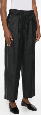 PESERICO Womens Side-Stripe Trousers Aw25 W