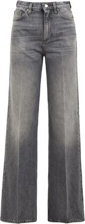 Don the Fuller West Fit Flare Jeans - Dames - Loose Fit Jeans - Grijs - W27 - Katoen - Jeans