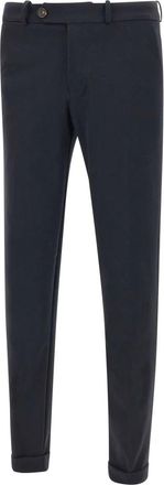 Roberto Ricci Design Slim-fit Trousers, male, Blue, S, Winter Chino Mens Trousers Blue