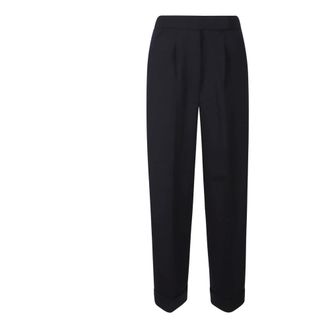 Max Mara Dames, Broeken, Blauw, Maat: XS