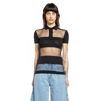 Coperni Sheer Striped Polo