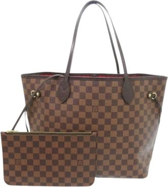 Louis Vuitton Pre-owned Tote Bags, female, Brown, Size: ONE SIZE Pre-owned Neverfull MM