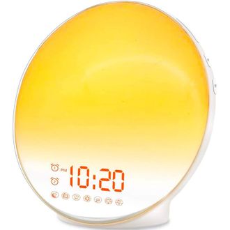 OEM Reloj Despertador Con Luz, Reloj Despertador Inteligente Para Ni&ntilde;os Y Adultos, Simulador De Amanecer Y Atardecer, Funci&oacute;n De Repetici&oacute;n De Alarma, 7 S