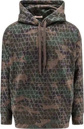Valentino Garavani Stijlvol Sweatshirt met Uniek Design - Heren - Hoodies - Veelkleurig - M - Katoen - Hoodies & sweatvesten