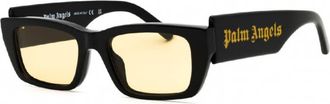 Palm Angels Unisex Black Rectangular Sunglasses PERI002PALM 1018
